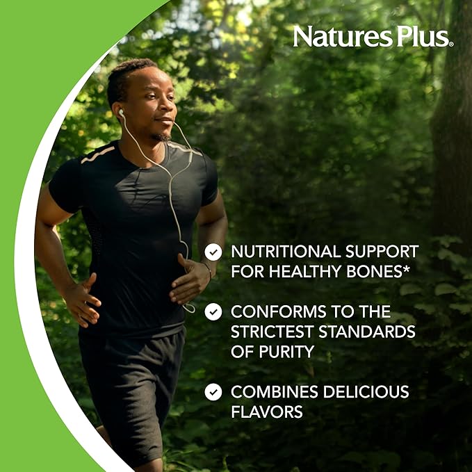 NaturesPlus Vitamin D3 (1000 IU) - 90 Chewable Tablets, Maui Berry Burst Flavor - Vegetarian, Gluten Free - 90 Servings