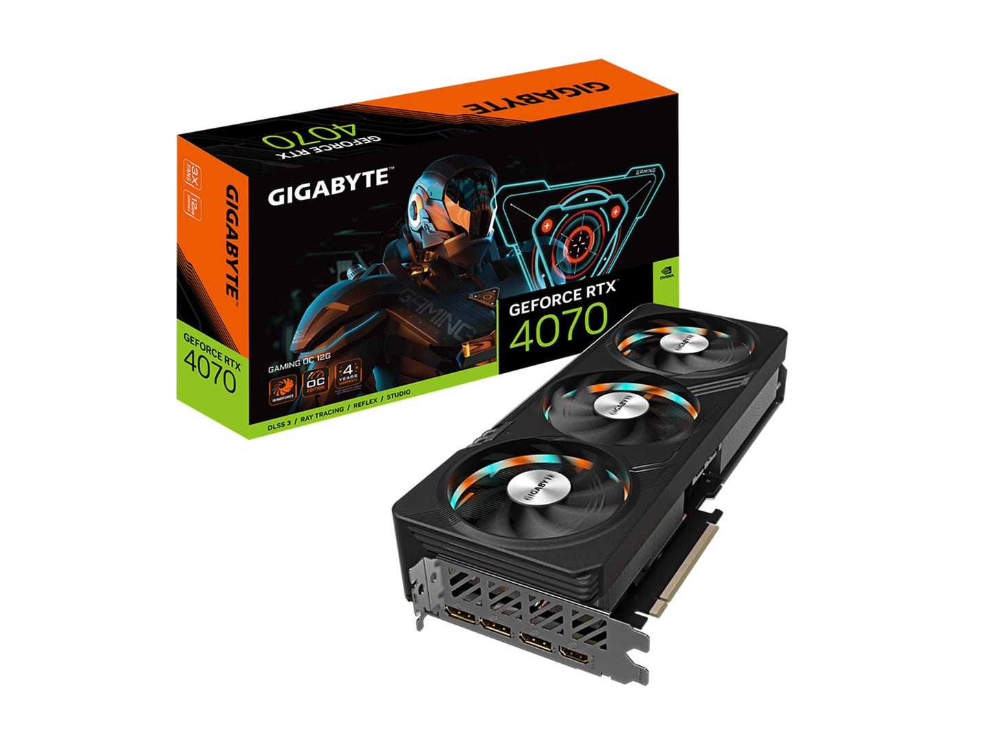 GIGABYTE GeForce RTX 4070 Gaming OC 12G Graphics Card, 12GB GDDR6X, 192-bit, Model GV-N4070GAMING OC-12