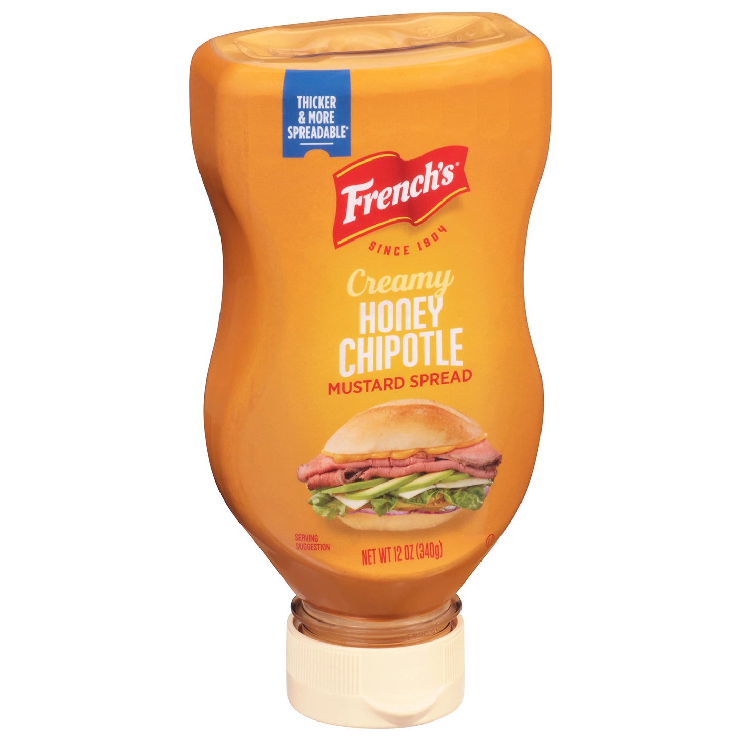 French s Creamy Honey Chipotle Mustard Spread, 12 oz (Pack of 8)