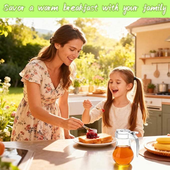 20 Pcs Syrup Dispensers with Retracting Spout 6 oz Syrup Glass Bottle, Coffee Container Jar Pot for Maple Chocolate Sugar
