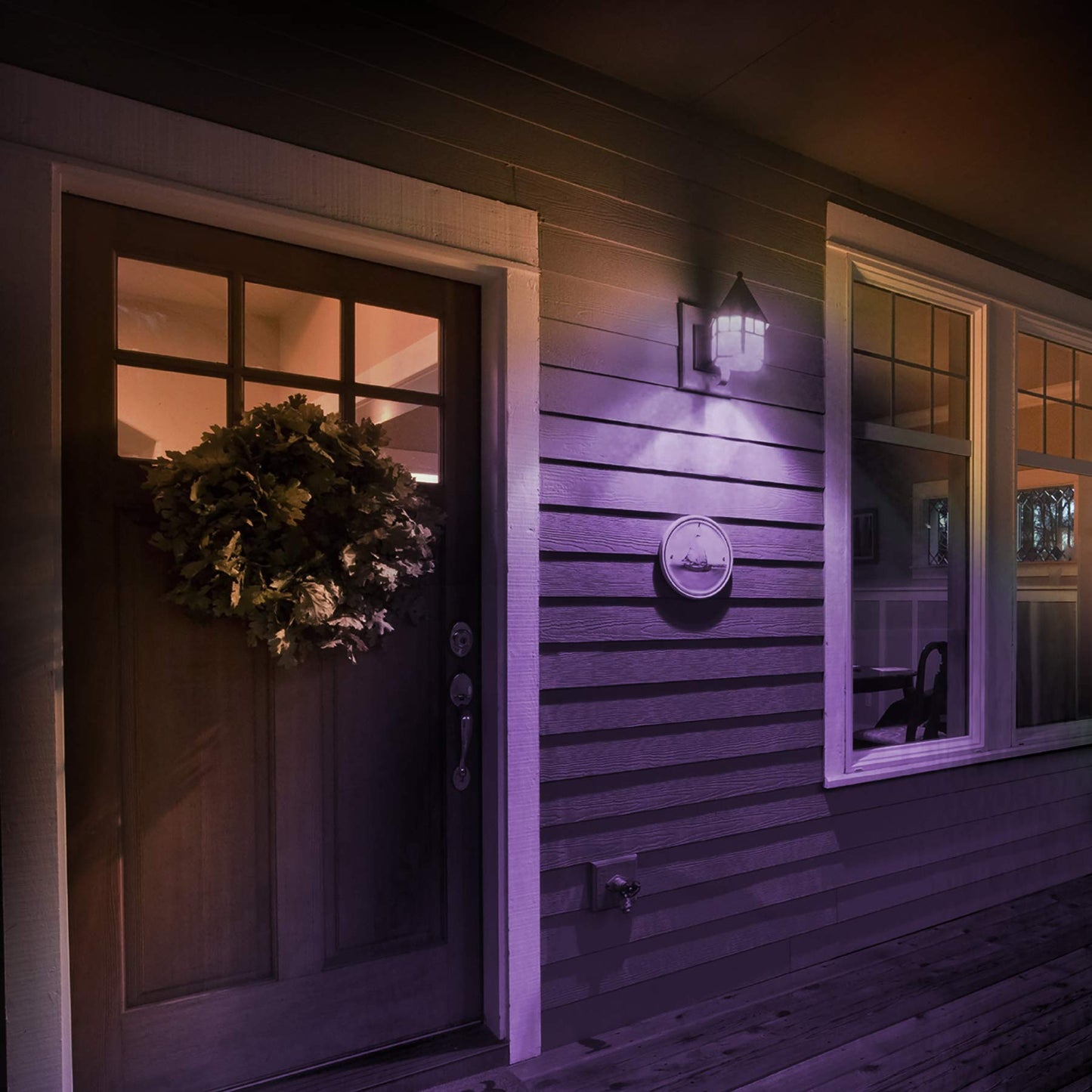 Feit Electric A19 Purple Filament Led Bulb, 25W, Glass, 2.38 D X 4.44 H, Model A19/Tp/Led,
