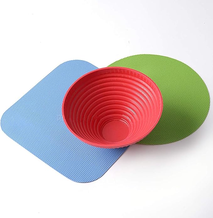 3 set of HengKe Jar Gripper, 9 Pieces Multi-Purpose Reusable Rubber Gripper Jar Opener Gripper Rubber Jar,Gripper Pads Round Kitchen Coasters Multi-Purpose Bottle Lid Openers Fit for Most Bottles