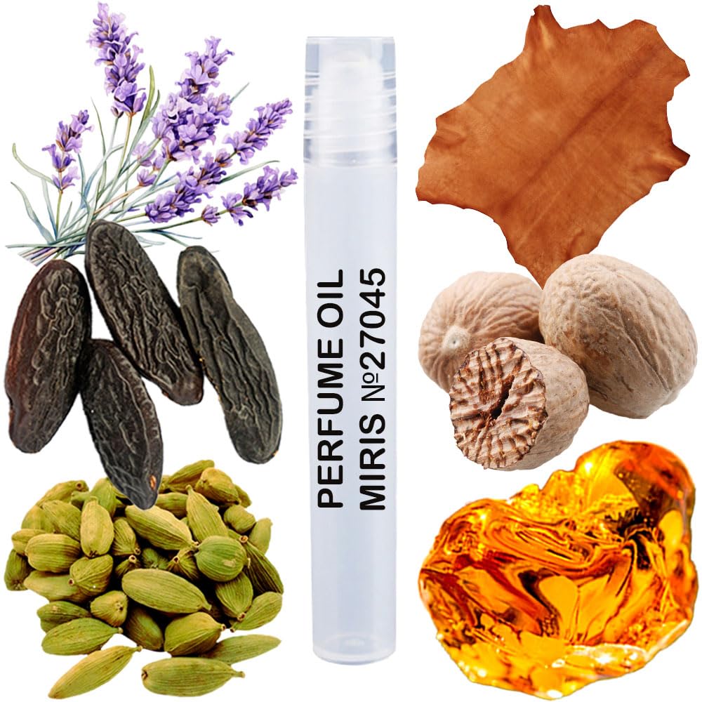 MIRIS No. 27045, Inspired by Code Profumo, Long-Lasting Perfume Oil for Men Roll-On, Rollerball 0.34 Fl Oz / 10 ml