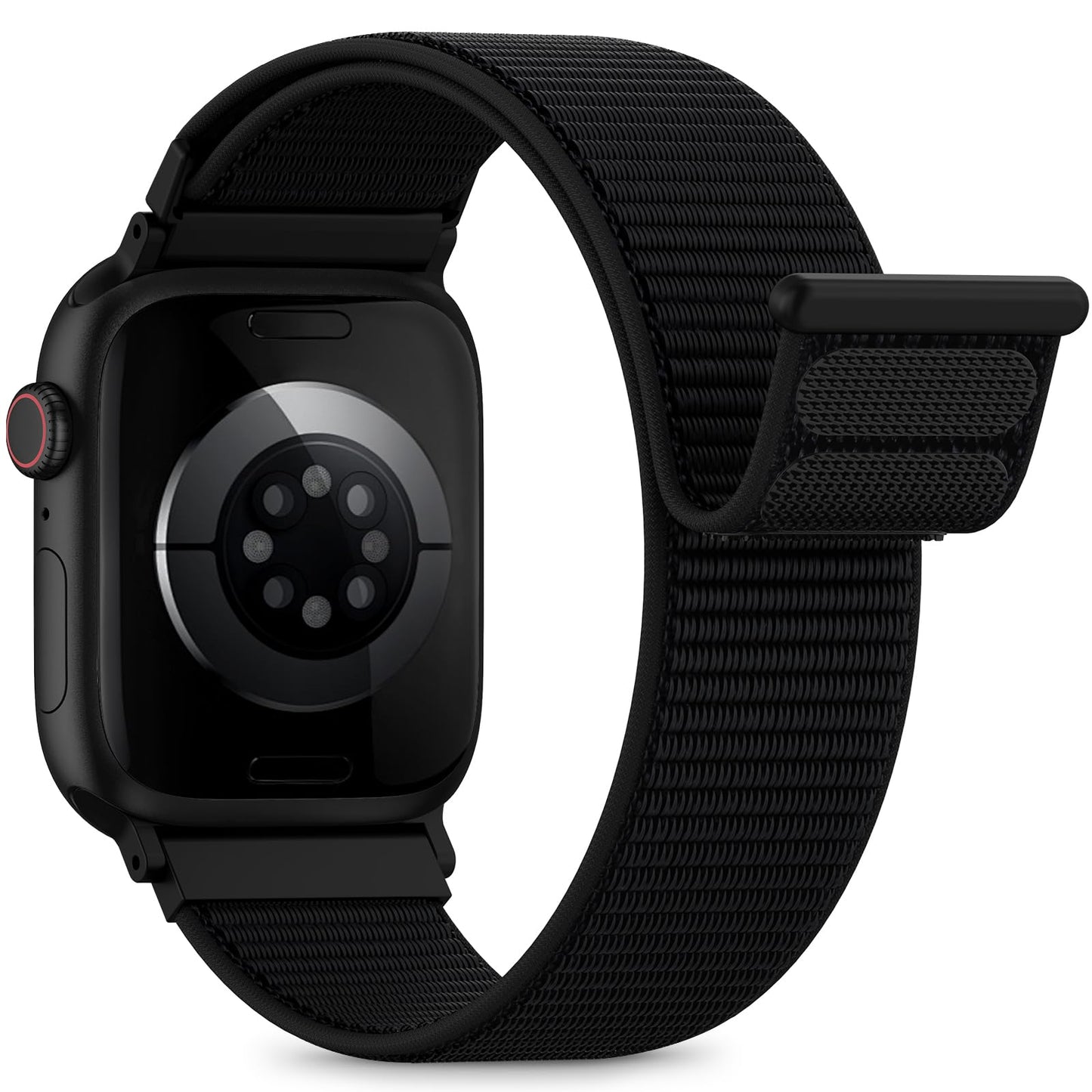 Nylon Loop Sport Band Compatible with Apple Watch Bands 44mm 45mm 46mm 49mm 42mm for Women Men, iWatch Wrist Straps for Ultra 3 2, Se, Series 11 10 9 8 7, Breathable, Soft Band Ideal for Outdoor