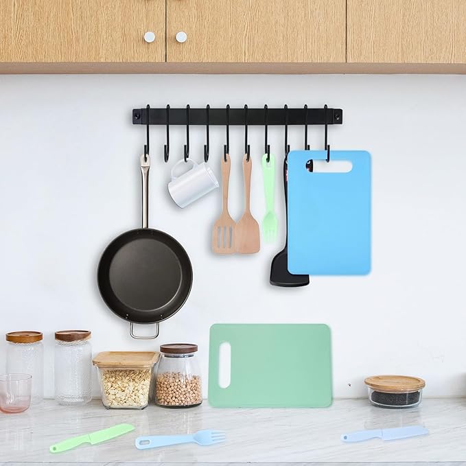 6 Pack Cutting Board Silicone Set, Silicone Cutting Mat For Kitchen, Flexible & Non-Slip, Bpa Free, Dishwasher Safe, Bonus 2 Plastic Knives + 2 Forks(Green And Blue)