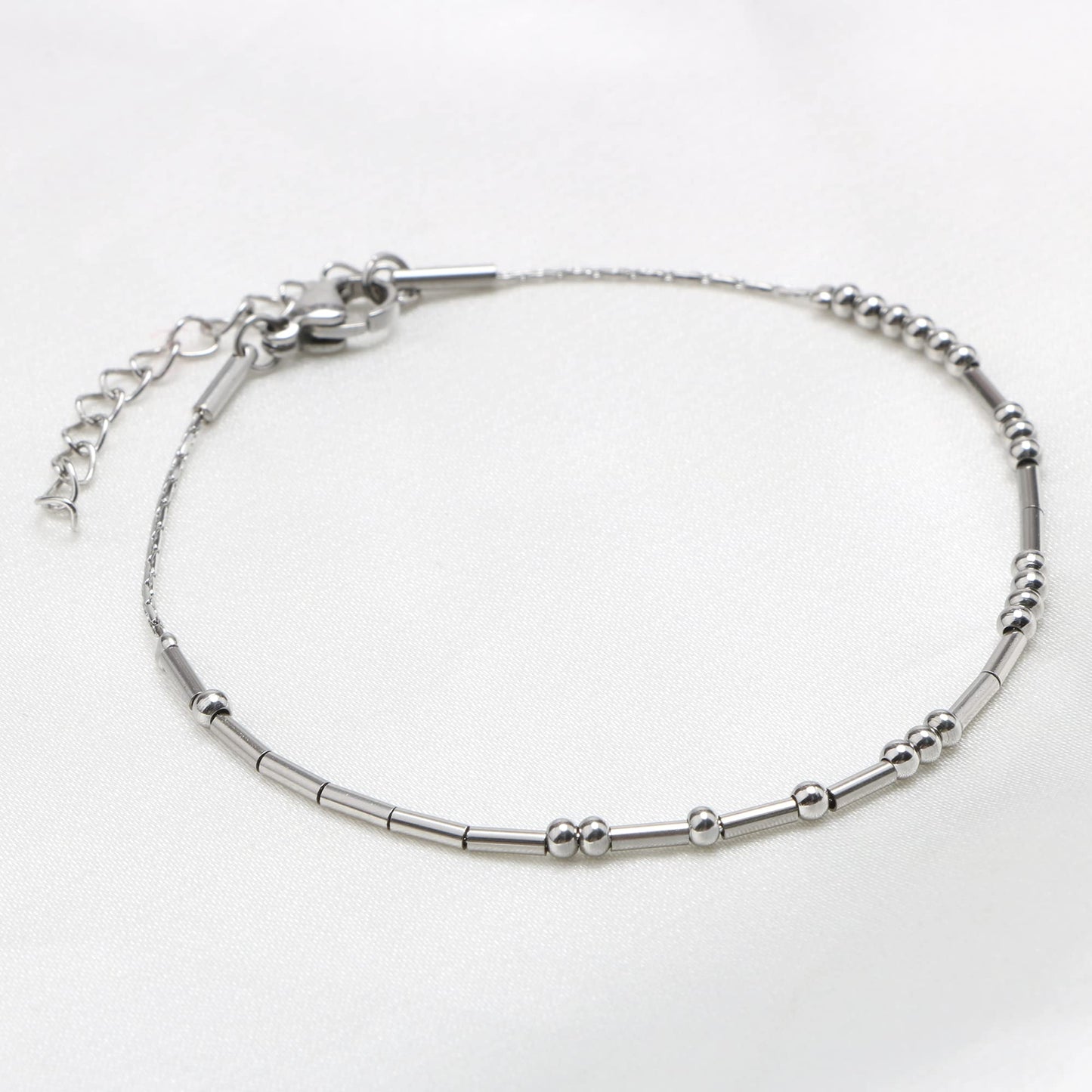 JoycuFF Soul Sister Funny Gifts Morse Code Bracelets for Women Best Friend Sister Birthday Christmas Stianless Steel Graduation