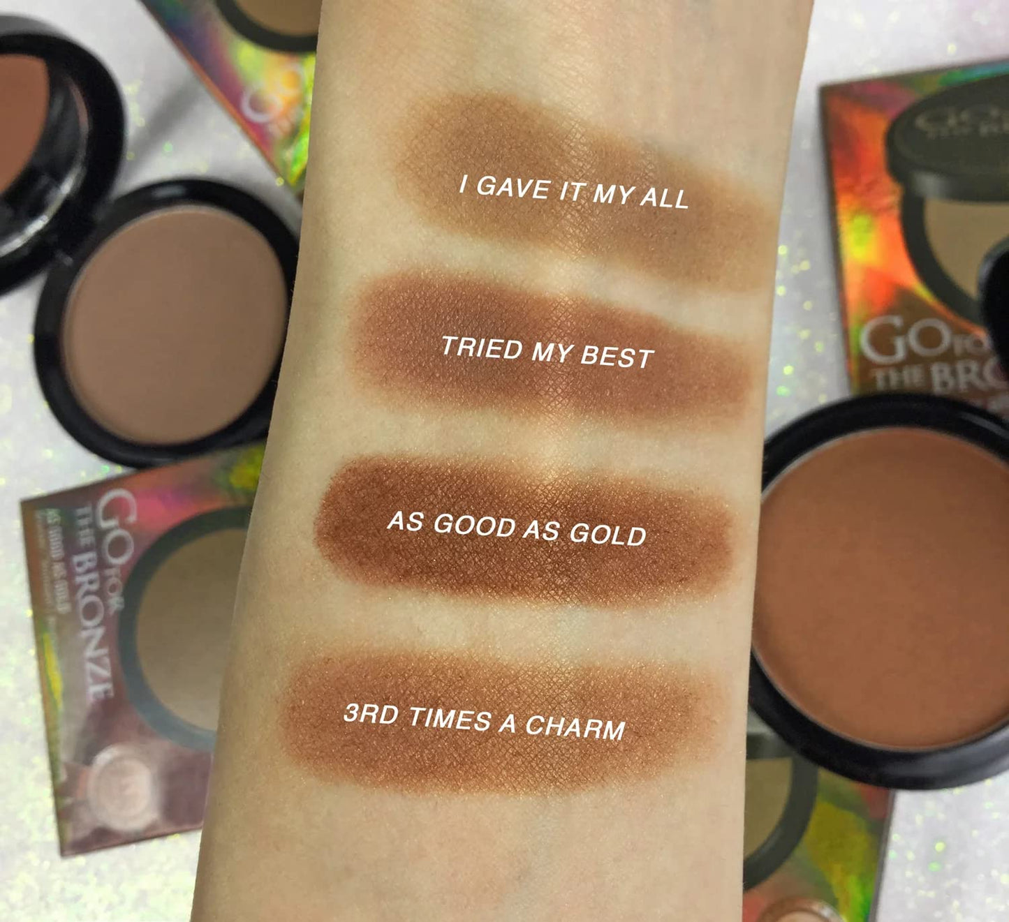 Rude - Go For The Bronze Bronzer - Tried My Best