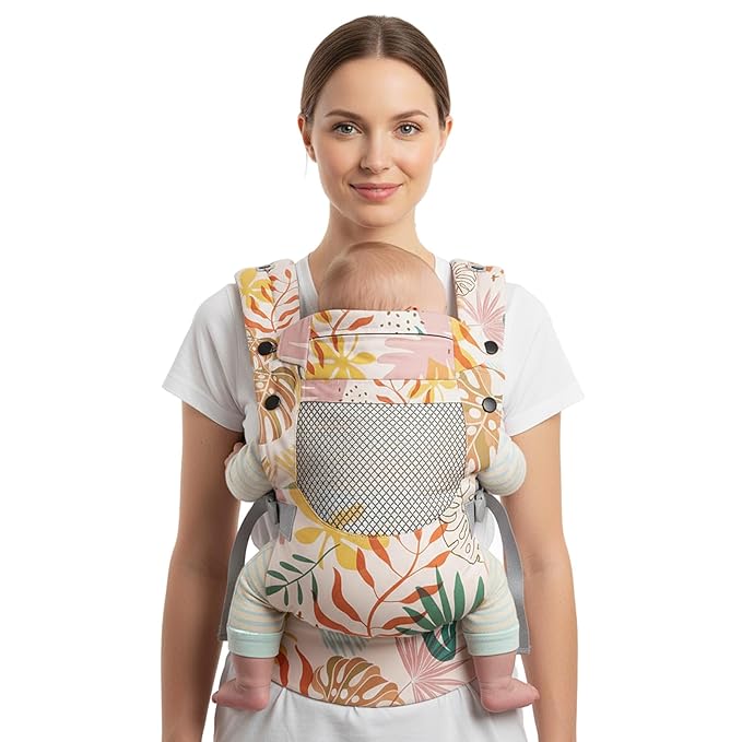 Infant Baby Front Carrier, Toddler Body Carrier, 7-66 Lbs Ergonomic Design, Lumbar Support, Lightweight Baby Chest Carriers (3-36 Months)