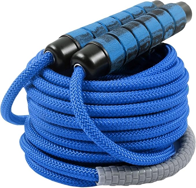23 FT Long Jump Rope for Kids Adults,Double Dutch Jump Rope,Adjustable Skipping Ropes with High-strength Nylon Braided Rop...