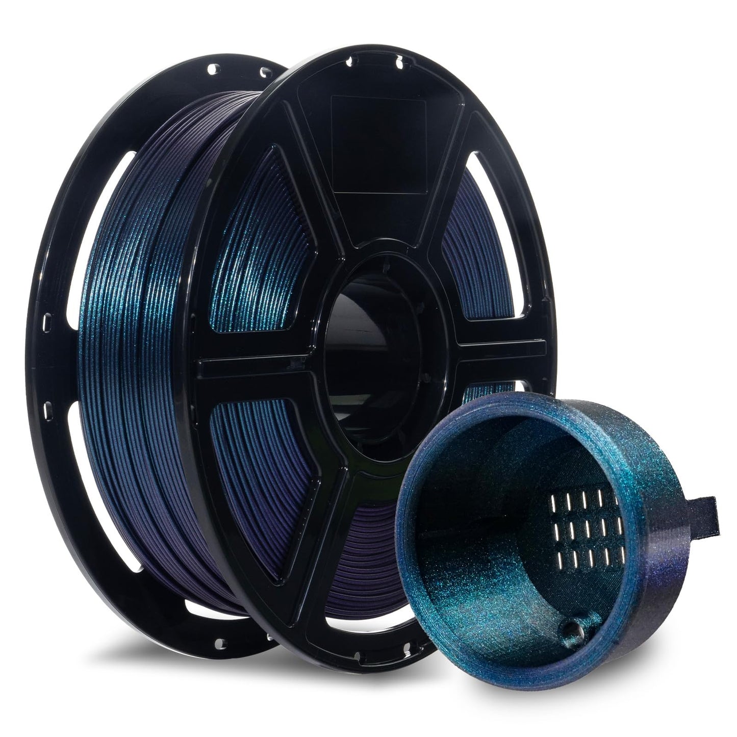 FLASHFORGE ABS Pro Filament 1.75mm Burnt Titanium, 3D Printer Filament 1kg (2.2lbs) Spool-Dimensional Accuracy +/- 0.02mm, Hot Deformation below 90℃, Great for Printing Heat-Resistant Functional Parts