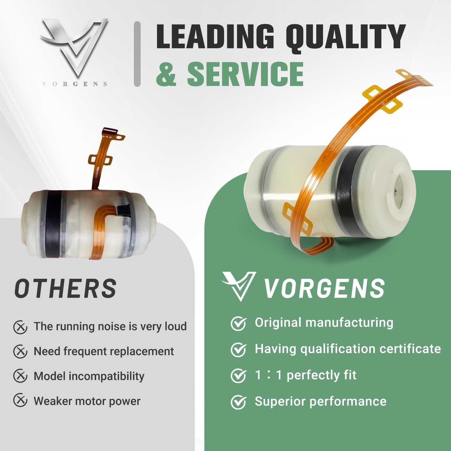 VORGENS CPAP Motor Blower Pump, Compatible with Resmed Airsense 11 & S11 AirMini Machine - for CPAP Motor Repair