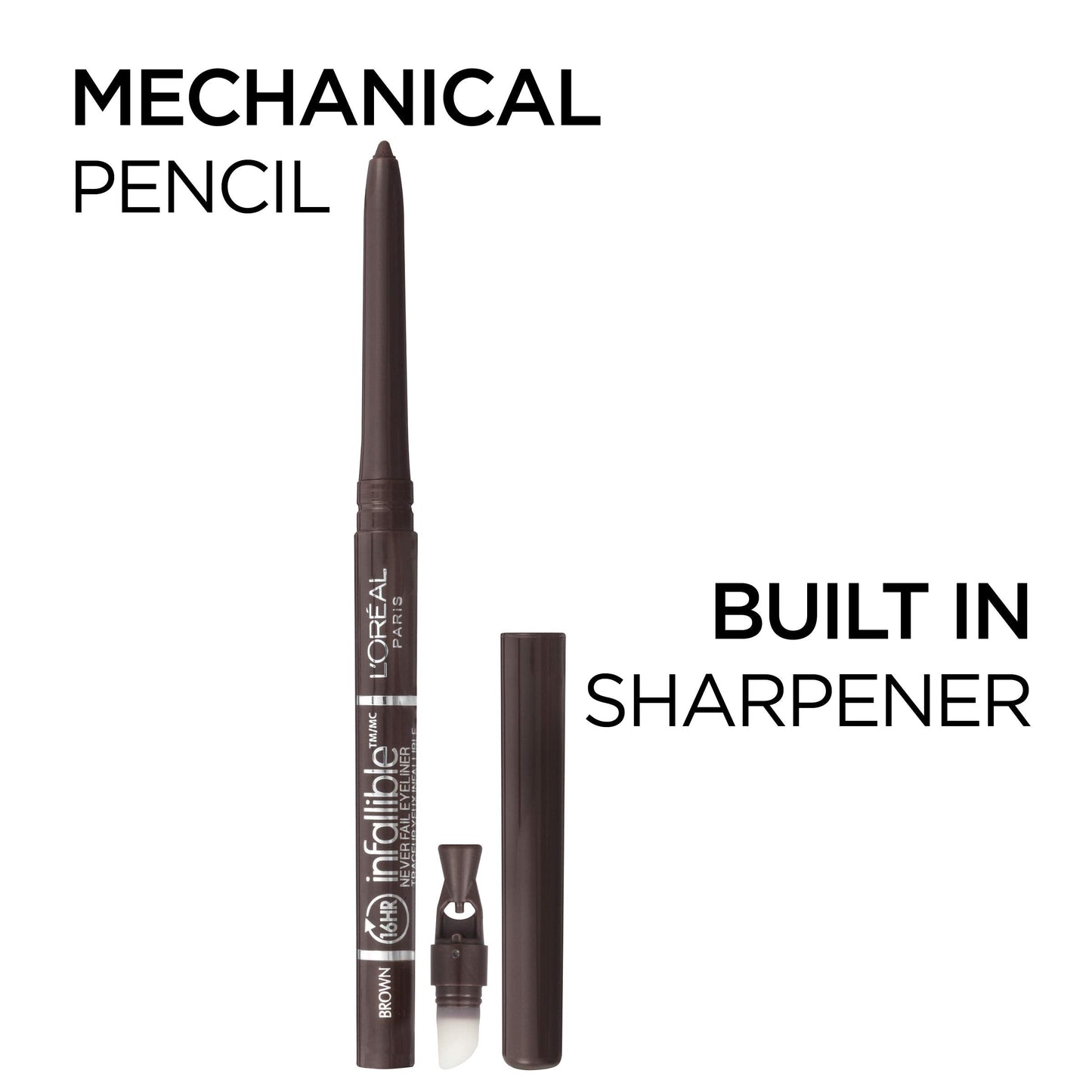 L'Oreal Paris Infallible Never Fail Eyeliner, White 0.008 oz