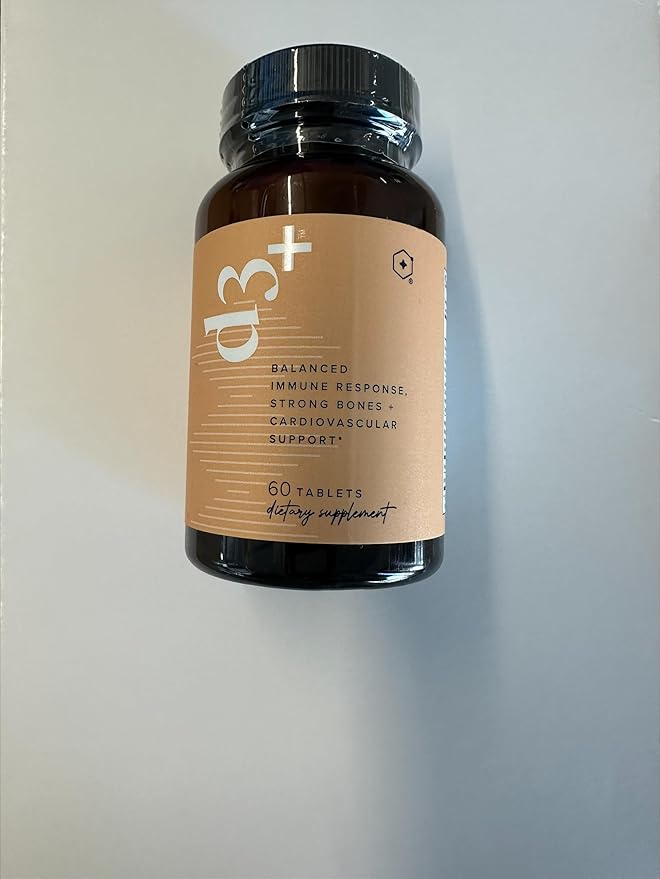 LifeVantage D3+ - Vitamin D3 Immune Support Supplement an Excellent Source of Vitamin K2, Magnesium, and Calcium. Non-GMO, Gluten-Free, Vegetarian, and Dairy-Free - 60 Tablets