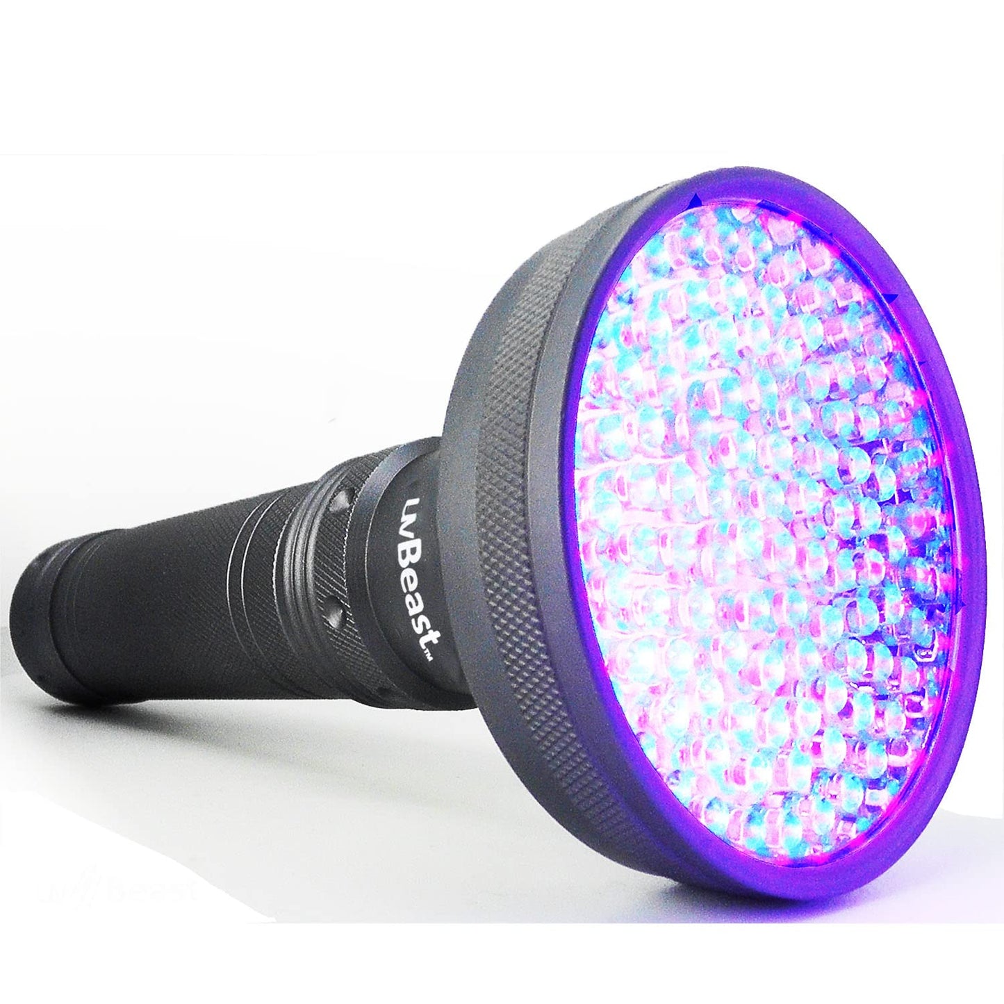 Uvbeast V2 Black Light Uv Flashlight - 385-395Nm, Aluminum, Anthracite Grey, High Definition Flood Effect, Ideal For Commercial/Domestic Use