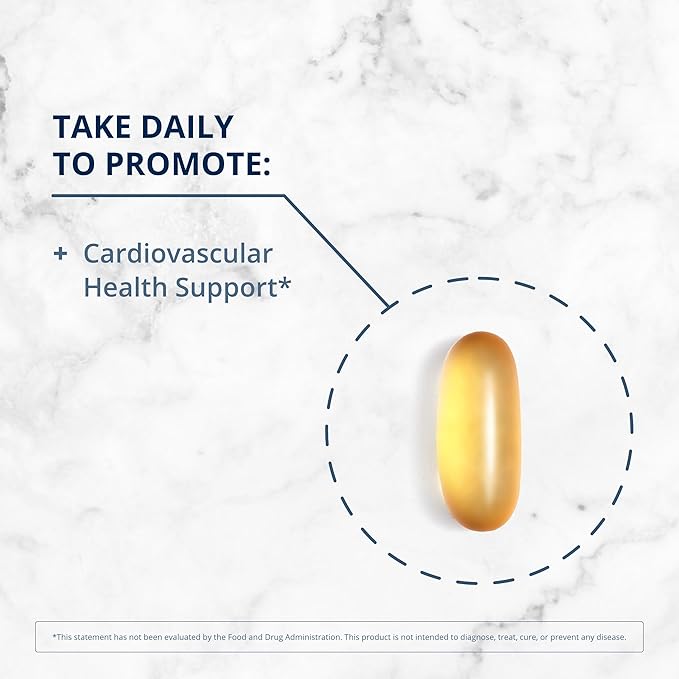 Metagenics OmegaGenics EPA-DHA 500 - High Potency - Supports Cardiovascular Health* - Fish Oil EPA DHA - Purity & Quality Tested - Non-GMO & Gluten-Free - 120 Count