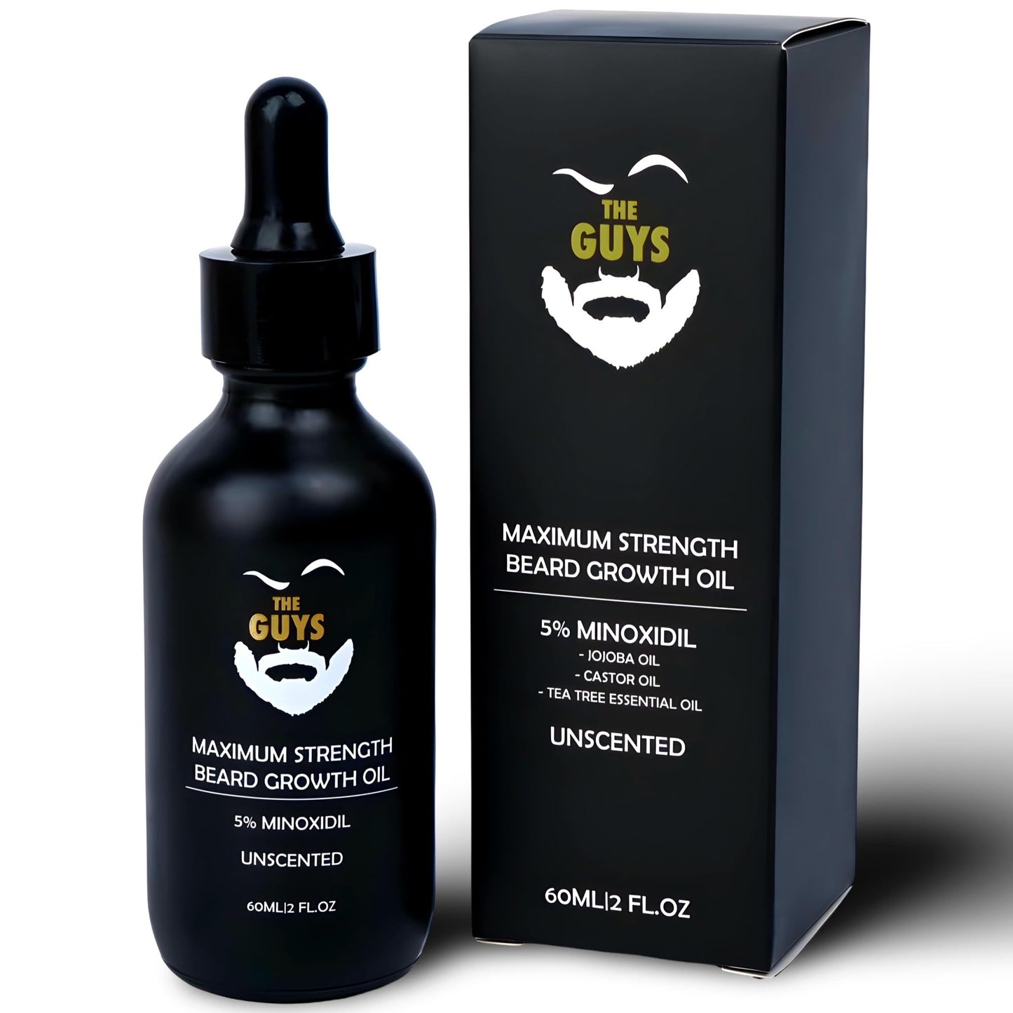 The Beard Guys 5% Minoxidil Beard Growth Oil, 2 Ounce