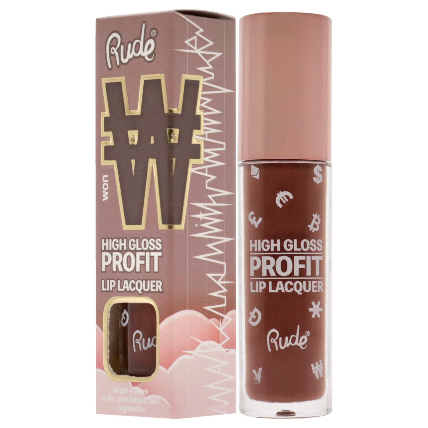 Rude Cosmetics High Gloss Profit Lip Lacquer - Won Lip Gloss Women 0.141 oz