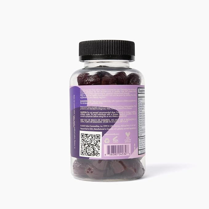 As I Am Rice Water Hair Gummies, 60 Count, 30 Day Supply - with Forbidden Black Rice, Phytosterols, Saw Palmetto, Biotin, Phytonutrients, Essential Vitamins and Minerals.