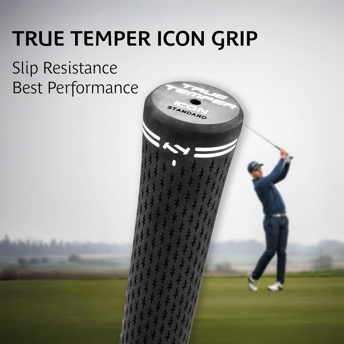 Golf Swing Training Aid Club – Smaller Clubface for Better Ball-Striking & Instant Feedback | Swing Trainer to Improve Accuracy & Consistency | True Temper Shaft & ICON Grip