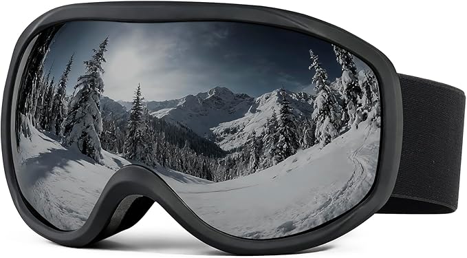 FMY Snowboard/Ski Goggles for Adult,Over Glasses Anti Fog UV Protection Skiing Goggles for Men Women Youth