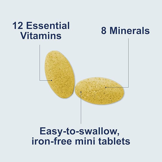 Carlson - Mini-Multi, Small Multivitamin Tablets, Vitamins & Minerals, Immune Support & Heart Health, Optimal Wellness, Mini Multivitamins, Multivitamin Mini Tabs, Easy to Swallow, 180 Mini Tablets