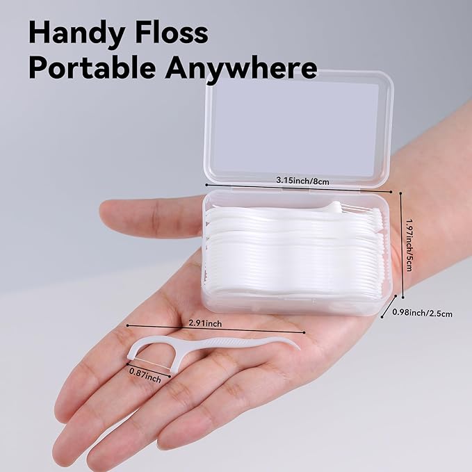 Dental Floss Picks 1000 Count Tooth Picks Flossers Gen 3 Toothpicks Sticks to Remove Plaque & Protect gingivae for Adults & Kids Teeth Cleaning