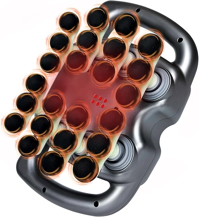 HYUVCX 24 Head Massage Gun Set, Massage Gun Deep Tissue Portable with 9 Modes 99 Intensities, Massager for Legs, Neck, Wai...