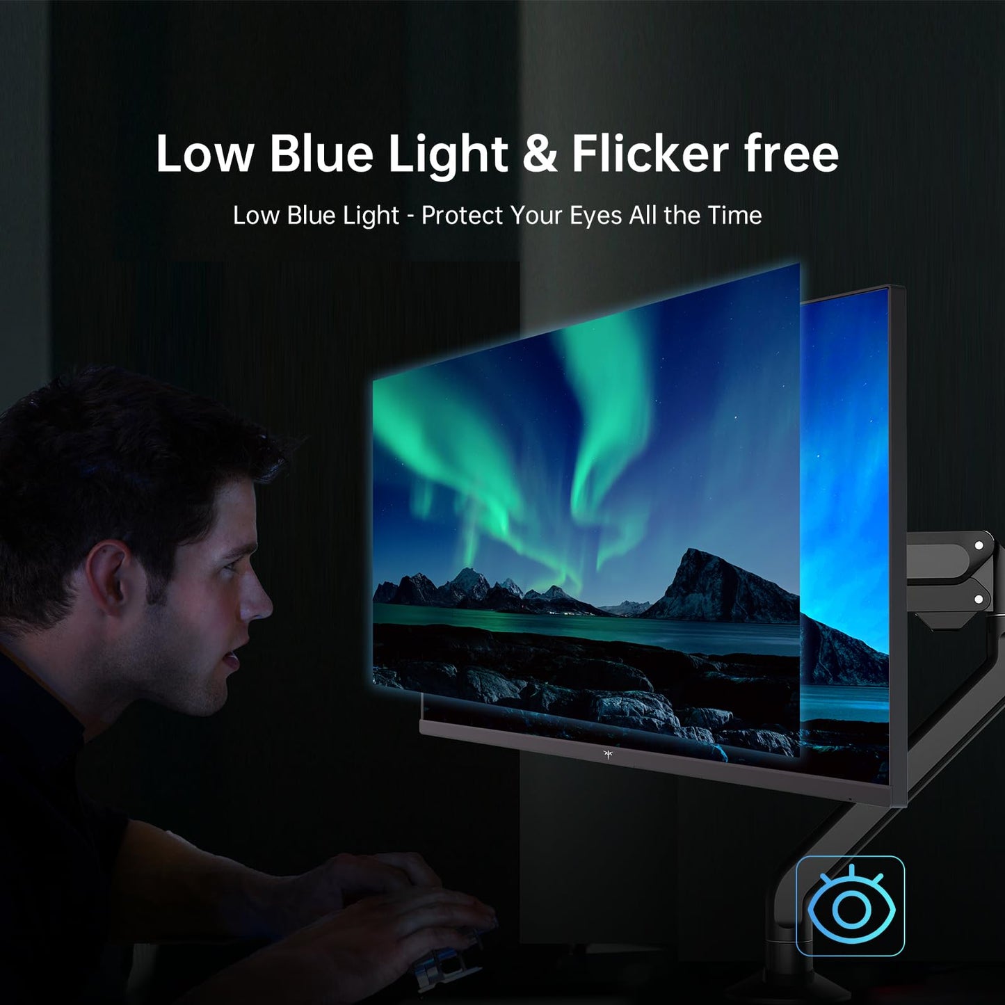 KTC 32 Inch 2K Monitor, 1440P IPS Computer Monitor, 100Hz 120Hz Frameless QHD PC Monitor for Office & Gaming, Eye Care, G-Sync/FreeSync, 109% sRGB, HDR, HDMI/DP, Tilt Adjustable, VESA, H32T13