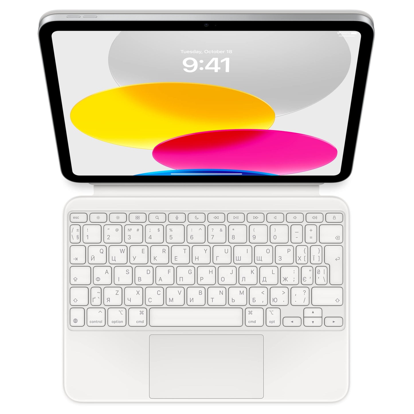 Apple Magic Keyboard Folio: Ipad Keyboard And Case For Ipad (10Th Generation), Detachable Two-Piece Design That Attaches Magneti