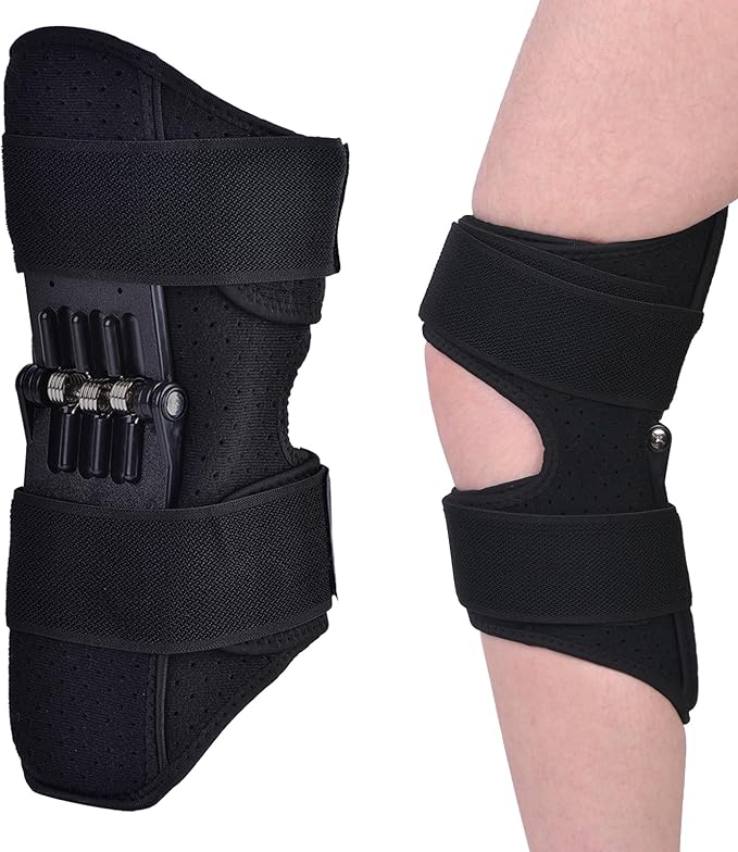HHBOXIU Knee Brace，Spring-Driven Knee Support - Enhances Joint Assistance During Stair Climbing, Squats, and Daily Activit...