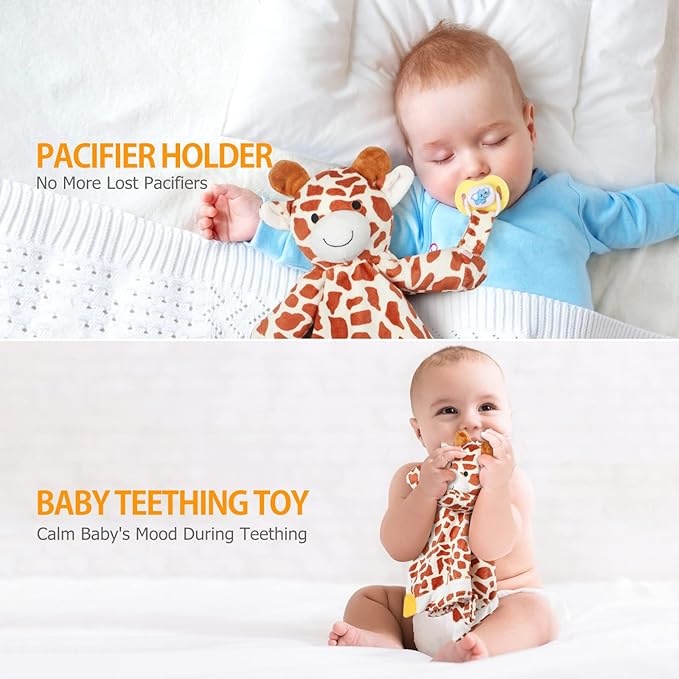 BEREST Baby Lovey Sound Sleep Soother, Rechargeable White Noise and Lullaby Heartbeat Infant Sleeping Aid with Cry Sensor at Nap Time Routine, Boys & Girls Gift Portable Plush Toddler Snuggle Toy