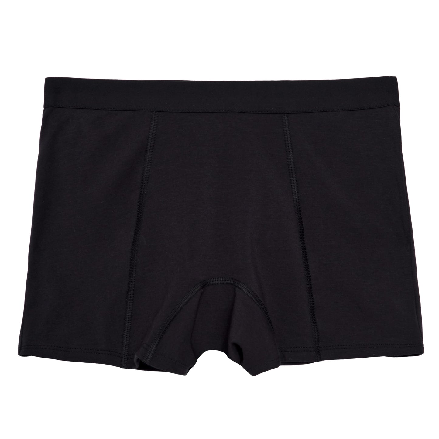 Thinx Ultra-Soft Period Underwear, Overnight Boy-Shorts Leakproof, Holds Up to 12 Regular Tampons*, Period Underwear for Women, Reusable & Controls Odor, Black, XL
