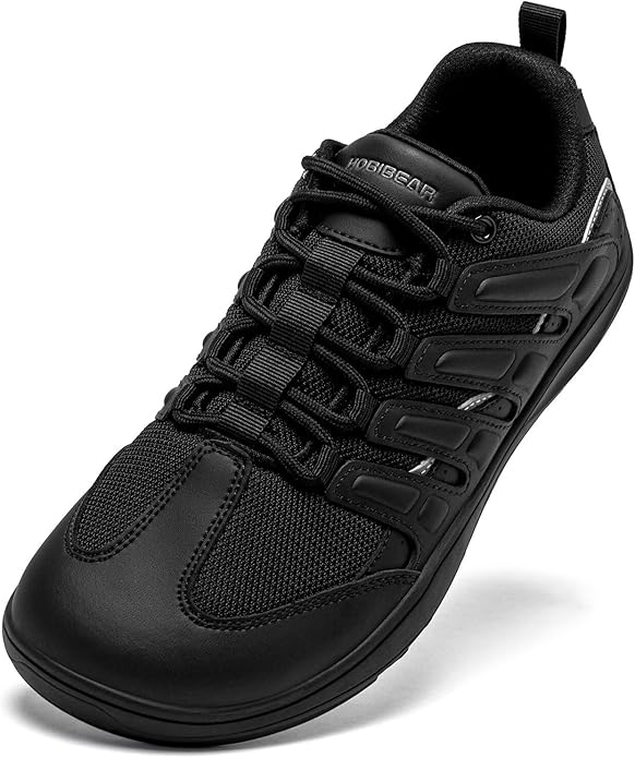 HOBIBEAR Barefoot Shoes Mens | Wide Toe Box | Comfortable Outdoor Minimalist Trail Running Sneaker