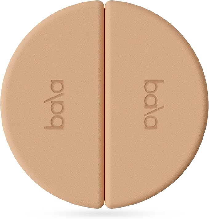Bala Balance Blocks 2 Pack, Yoga Blocks for Working Out, (Sand) - Semi-Circular Yoga Accessories for Stretching & Exercise...
