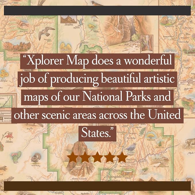 Acadia National Park Map JJigsaw Puzzle - 1000 Pieces, Hand-Illustrated - Educational & Fun Family Activity, Ages 7+, Includes Poster