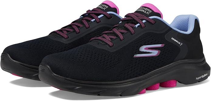 Skechers Women's Go Walk 7 Cosmic Waves Athletic Walking Sneakers