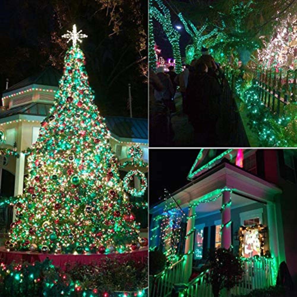 BHCLIGHT 66Ft 200LED Fairy Lights, Waterproof String Lights, 8 Modes, Timer, Green, Model MLS-D4.5V1.35WUC-O