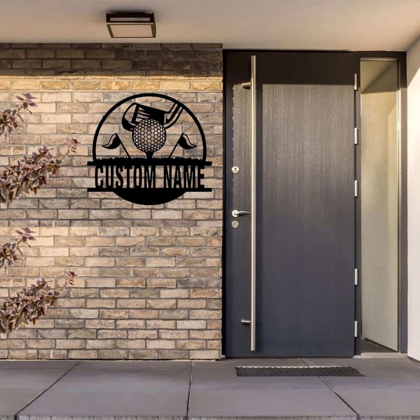 Customized Golf Metal Wall Art - Personalized Golfer Sign - Home Decor