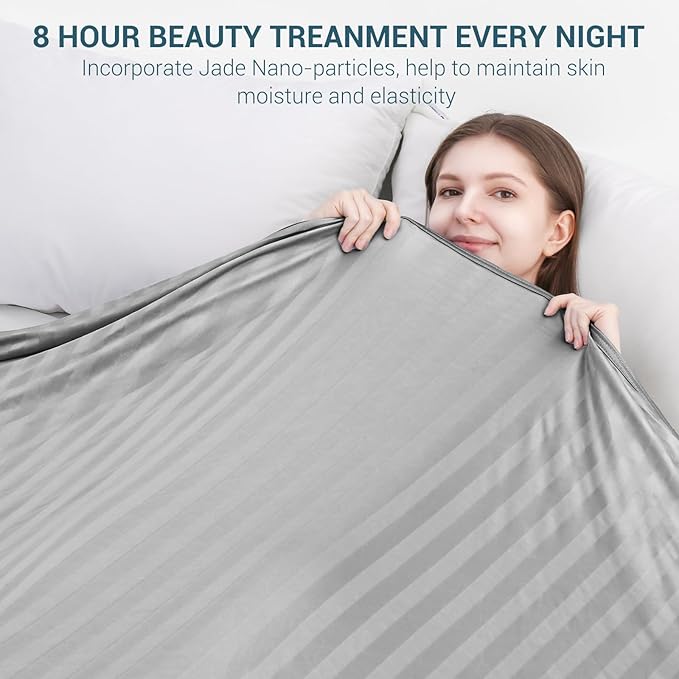 Elegear Revolutionary Cooling Throw Blanket, Absorbs Heat to Keep Body Cool for Night Sweats, Double Sided Arc-Chill3.0 Cooling Fiber Q-Max>0.5, Lightweight Summer Cold Blankets for Sleeping 51“ x 67”