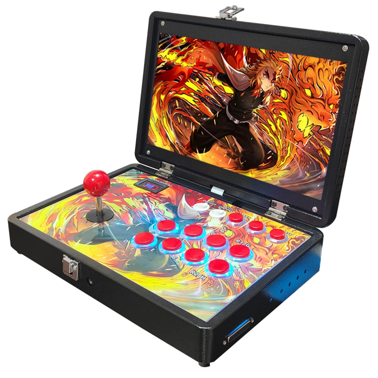 RegiisJoy 30000 in 1 Portable Arcade Game Console 14-inch HD Screen Single Player Pandoras Box 70S,Retro Video Game Machine Metal Box Search/Hide/Save/Load/Pause Games