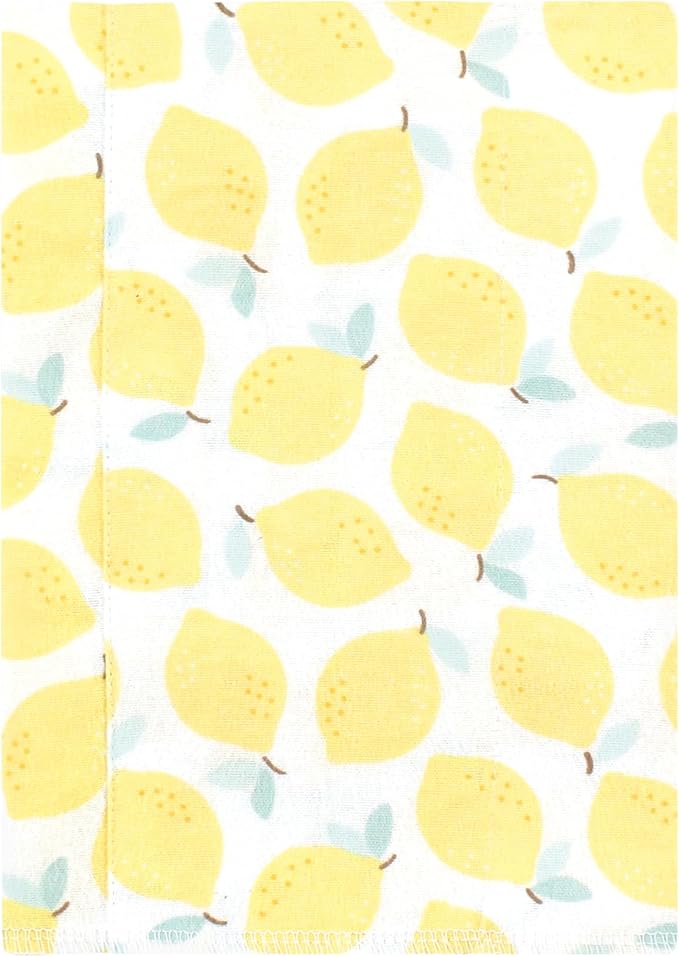 Luvable Friends Hudson Baby Flannel Burp Cloths 4pk, Yellow Daisy