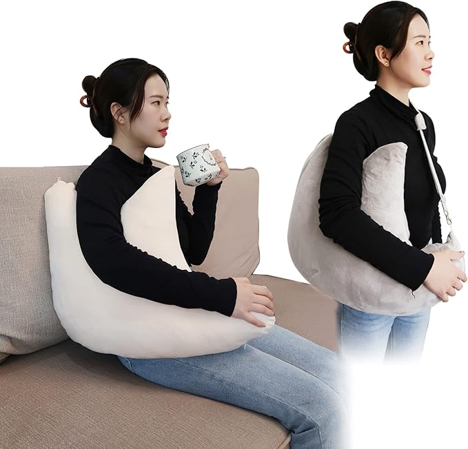 Shoulder Surgery Pillow - Provide Post Shoulder Surgery Support, Ergonomic Rotator Cuff Pillow - Comfortable, Adjustable Structure, Shoulder Pain Relief, Firm and Removable(Orange)