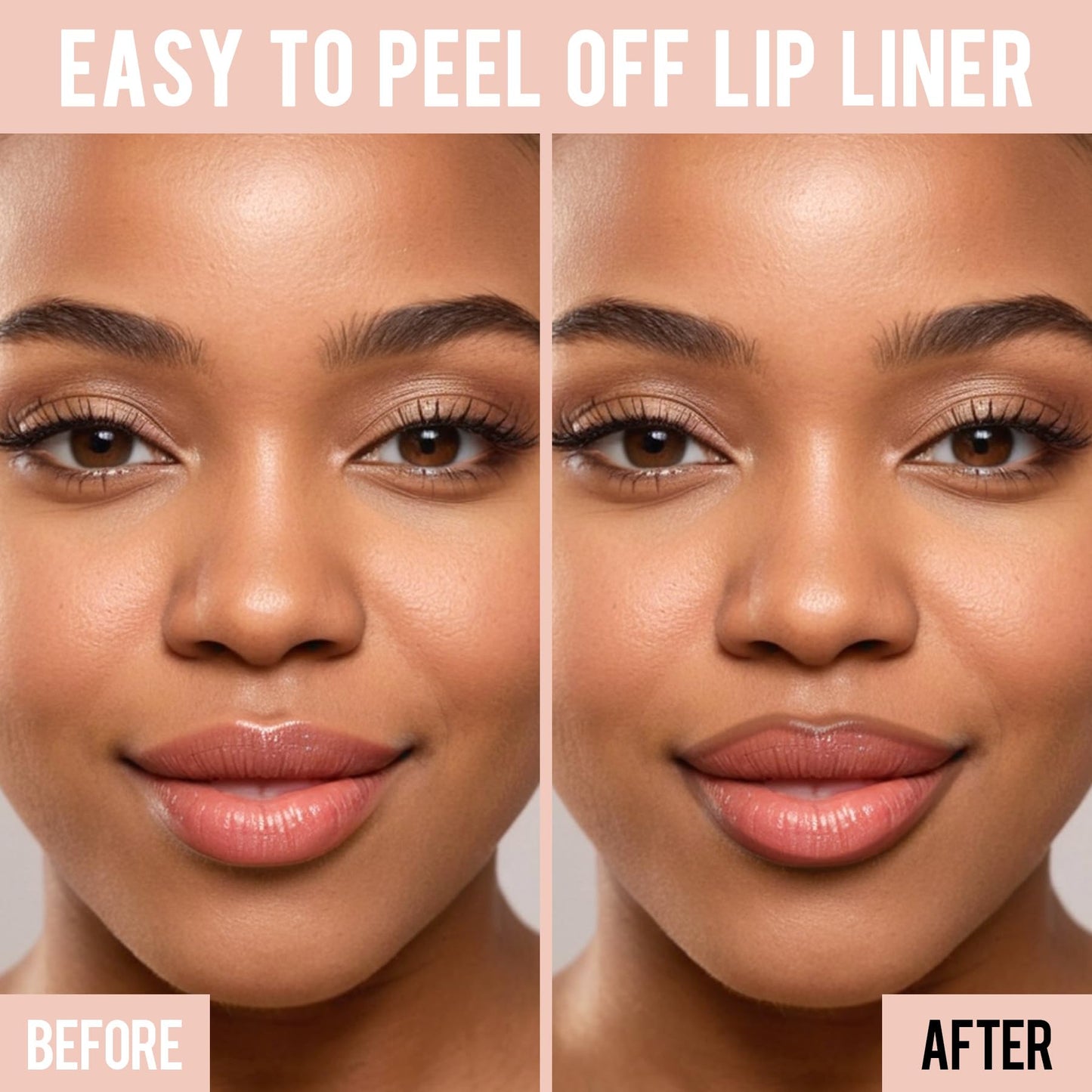 iMethod Lip Stain - Lip Liner Stain Peel Off, Natural Long Lasting, Waterproof Stay On All Day, Transfer-Proof, Highly Pigmented