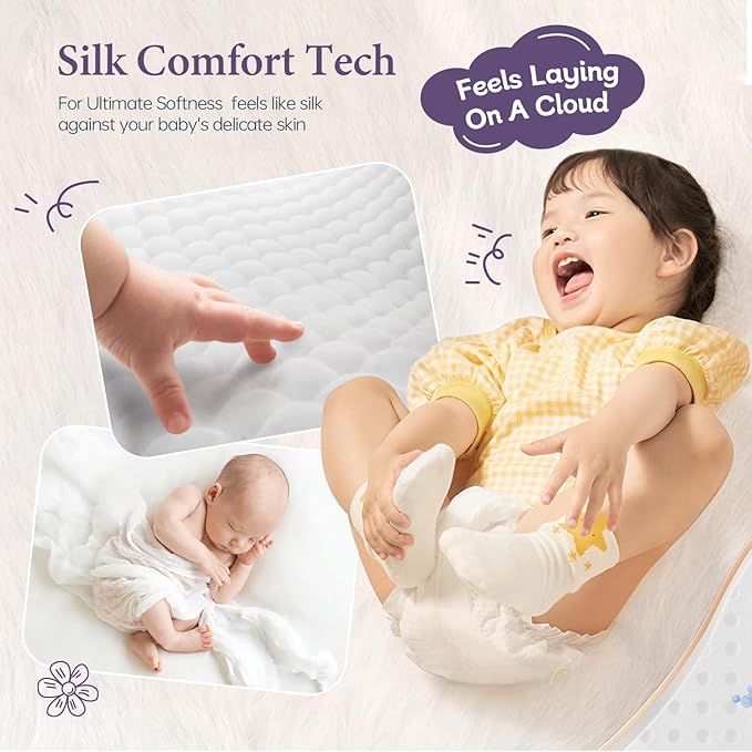 Baby Nappies - Size 5 (13-18kg / 28-39 lbs), 6 x 6 Nappies (36 Total), Ultra Soft Nappies Super Absorption Core Disposable Baby Diapers