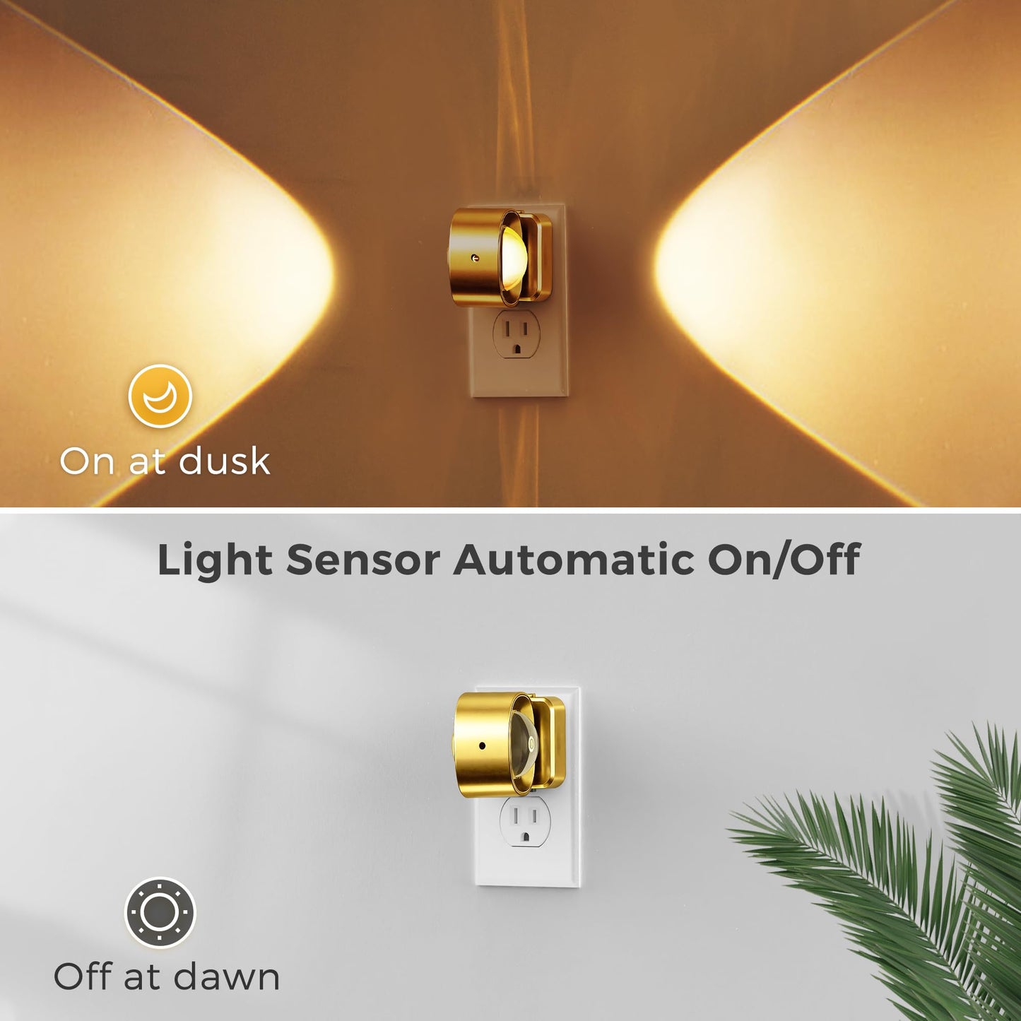 L Lohas Led Night Light Projector  Night Lights Plug Into Wall  Dusk To Dawn Sensor  Rotating Nightlight For Kids  Soft White Swivel Ambient Lighting For Bathroom  Gaming Room  Gifts 1 Pack
