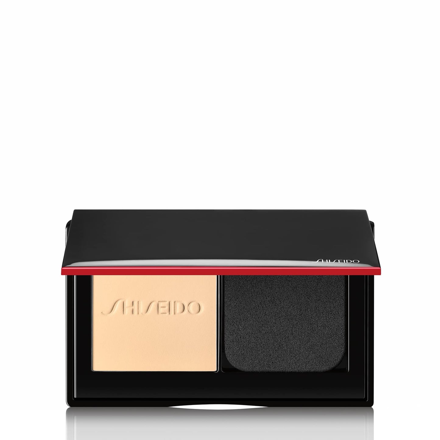 Shiseido Synchro Skin Self-Refreshing Custom Finish Powder Foundation, Alabaster 110-24-Hour Sheer-to-Medium Buildable Coverage