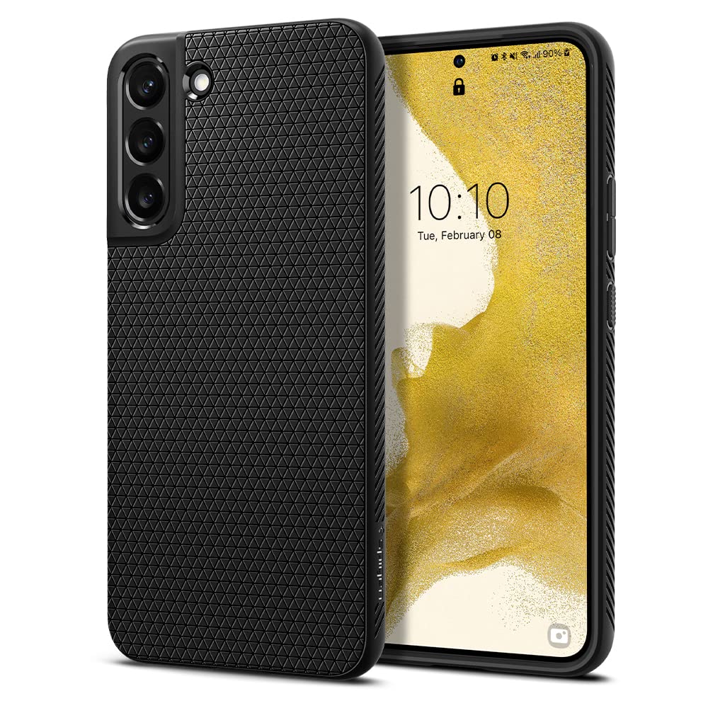 Spigen Liquid Air Designed For Galaxy S22 Case (2022) - Matte Black