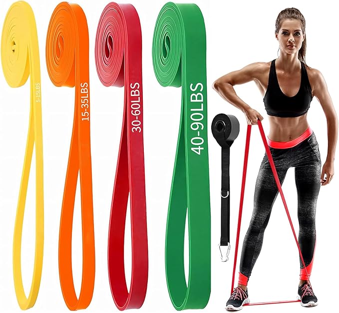 Resistance Bands for Working Out, Pull Up Assist Bands Set, Workout for Women and Men, Exercise Bands,Training, Plasticit...
