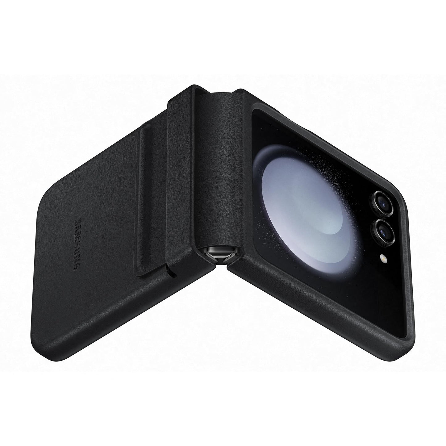 Samsung Galaxy Official Flap Eco-Leather Case For Z Flip5, Black