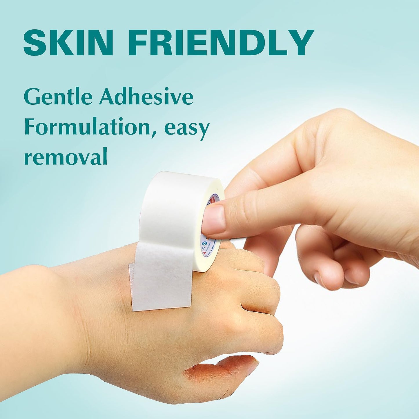 General Medi Soft Paper Surgical Tape 1" x 10.9 Yards, Gentle Adhesion (12 Rolls)
